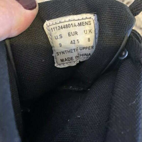 EUC USA United SOLE Athletics Men's Black Combat Boots Size 9 - Picture 11 of 11